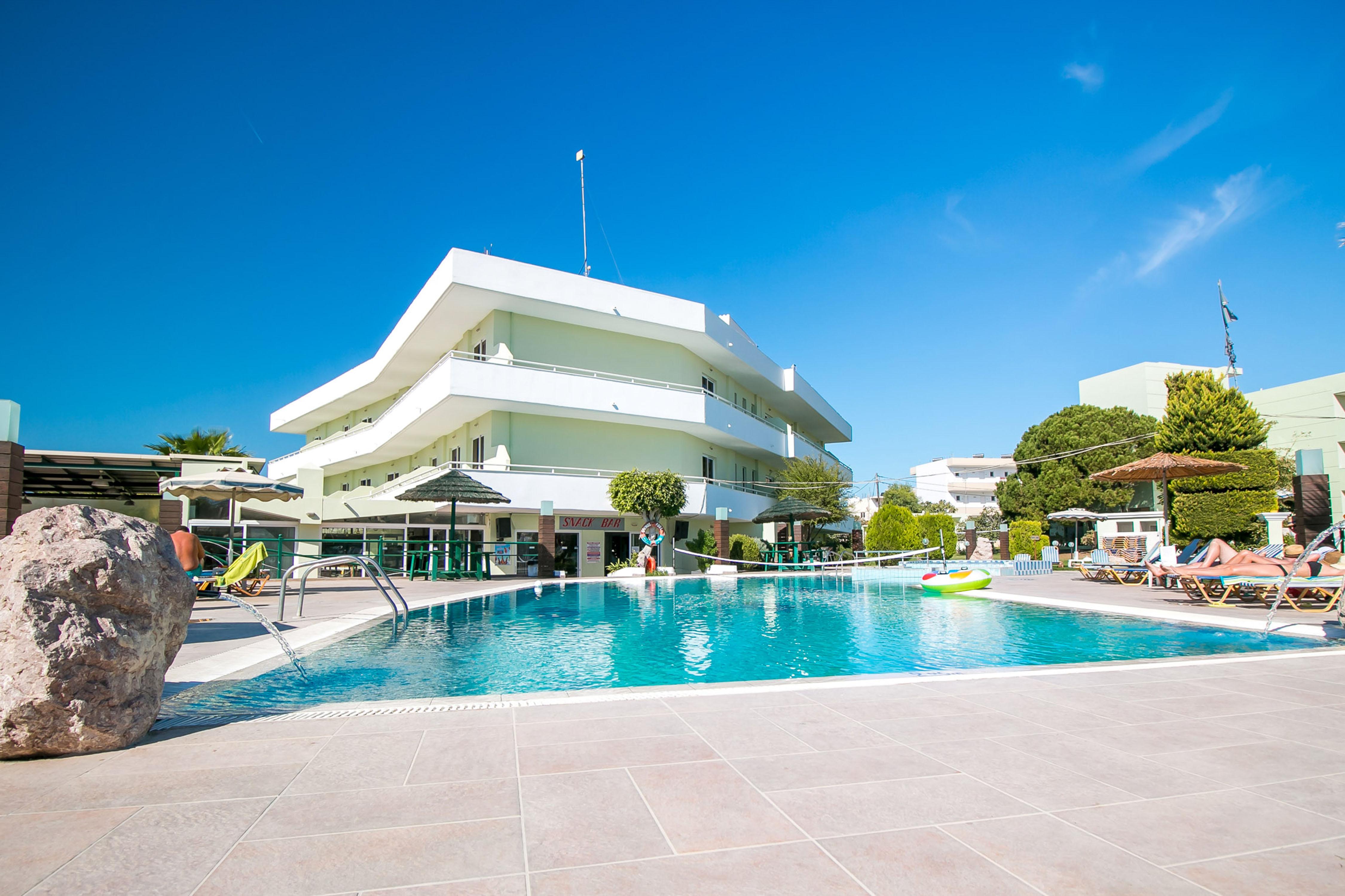 Stamos Hotel Faliraki Exterior foto